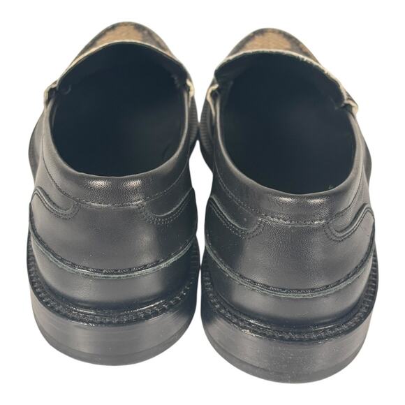 VINNYS SNAKESKIN PRINT LEATHER PENNY LOAFERS EU SIZE 42 - Picture 3 of 7